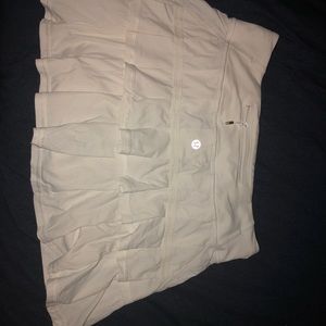 white ruffle lulu lemon tennis skirt